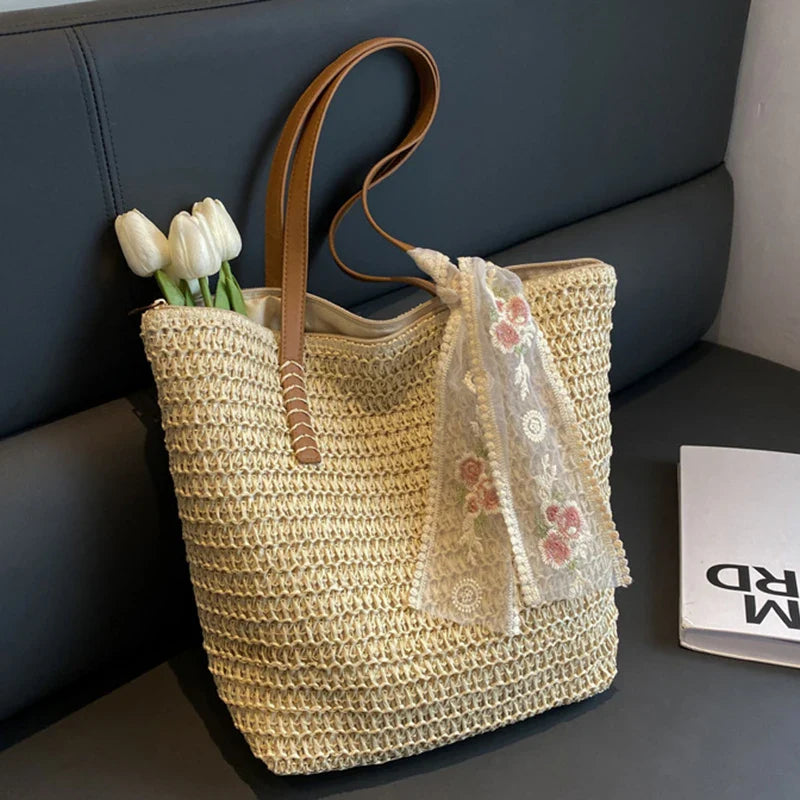 Eleonore | Straw Tote Bag