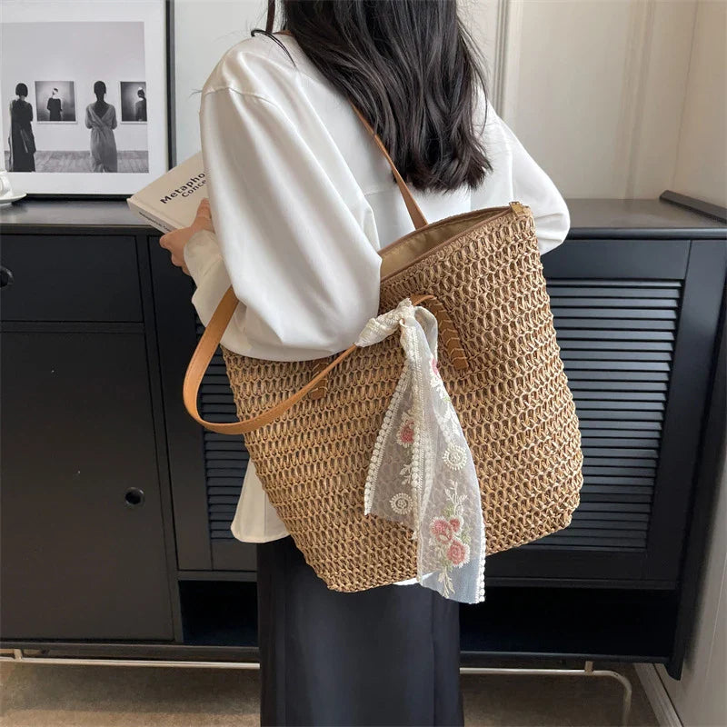 Eleonore | Straw Tote Bag