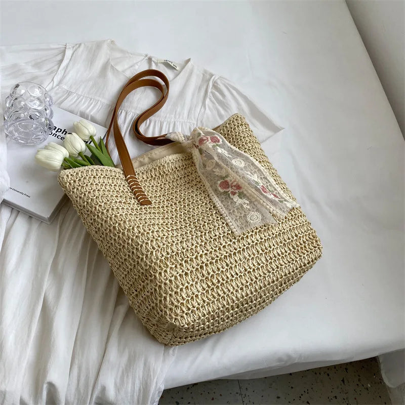 Eleonore | Straw Tote Bag