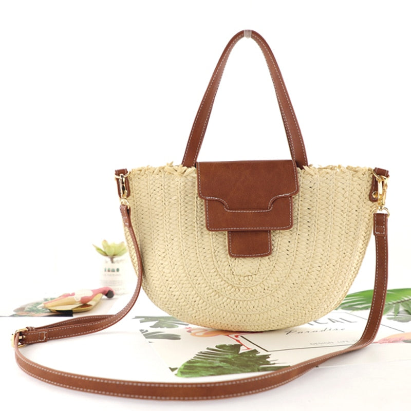 Sunny | Straw Tote Bag