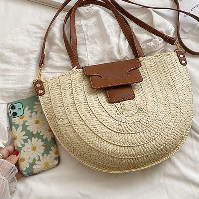 Sunny | Straw Tote Bag