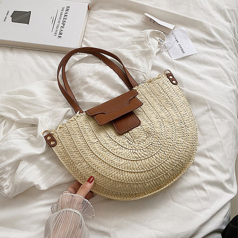 Sunny | Straw Tote Bag