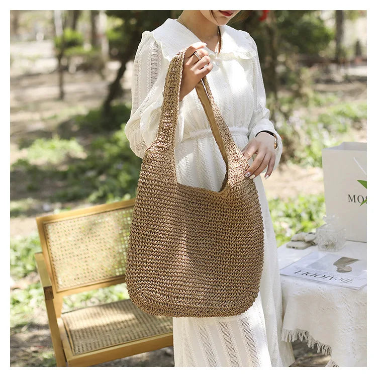 Yseult | Straw Tote Bag