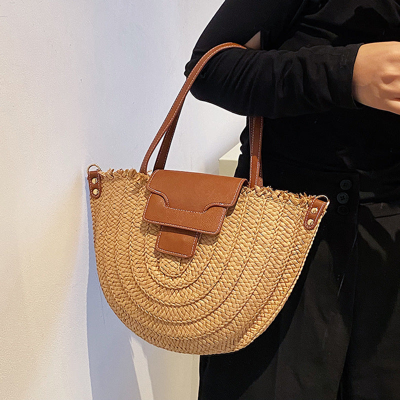 Sunny | Straw Tote Bag