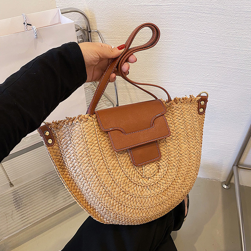 Sunny | Straw Tote Bag